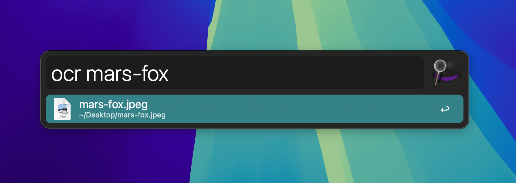 Alfred Results for OCR workflow