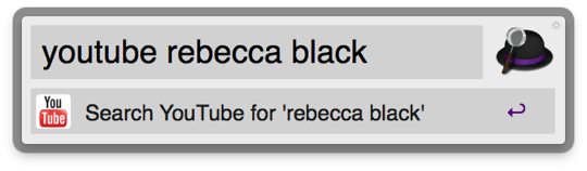 YouTube search in Alfred