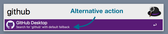 Subtext shows the default fallback option