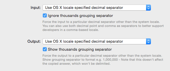 Calculator Preferences Bottom