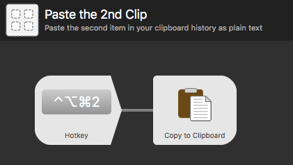 Workflow to paste the 2nd clip