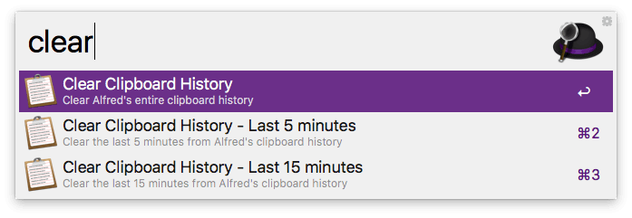 Clipboard Clear History