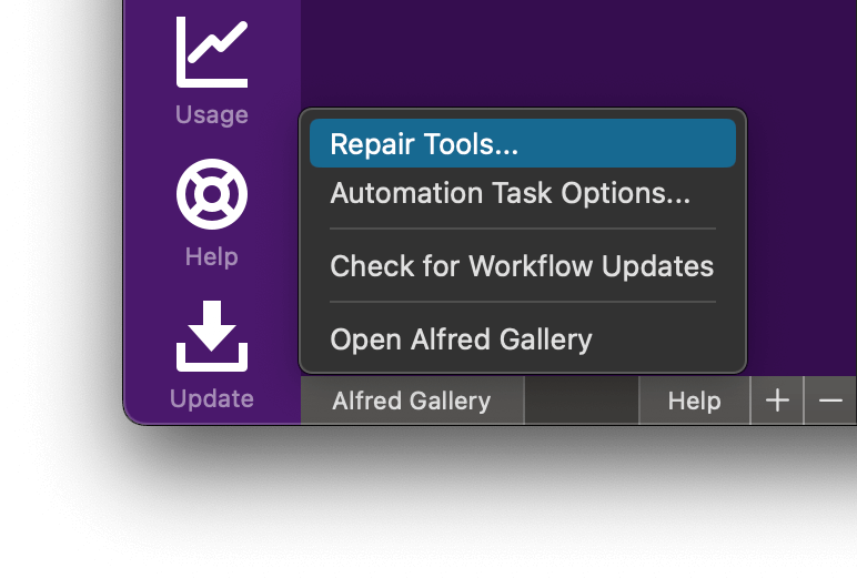Dependencies Alfred Help And Support