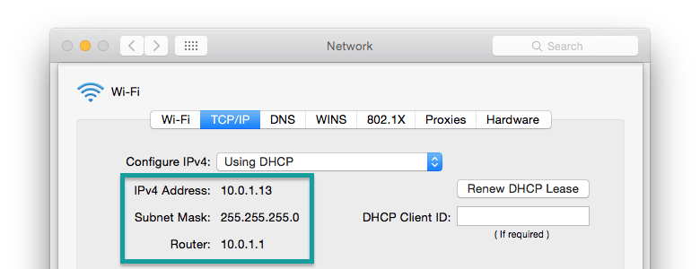 IP Address Network