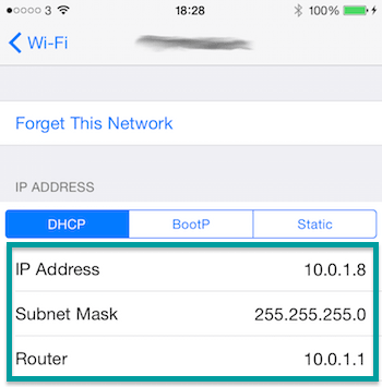 Wifi on iOS - details