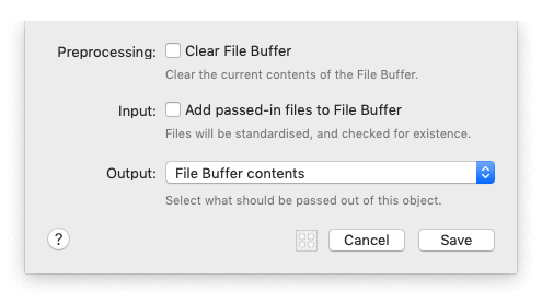 File Buffer Workflow Object