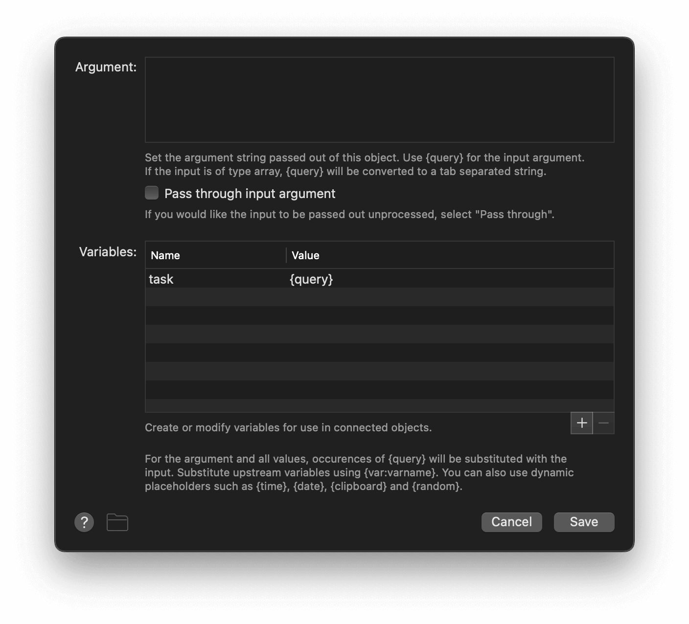 To-do list variable