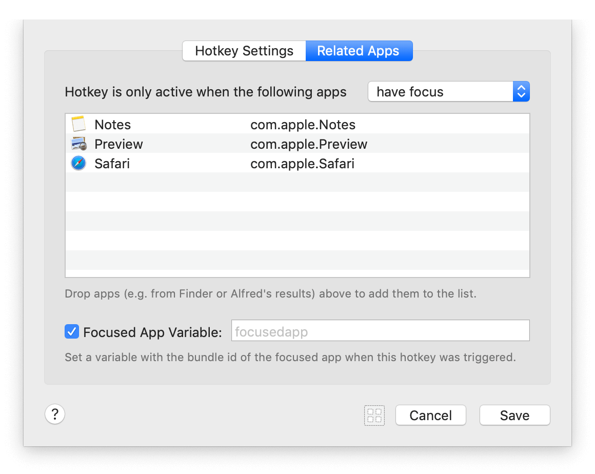 Contextual Hotkeys