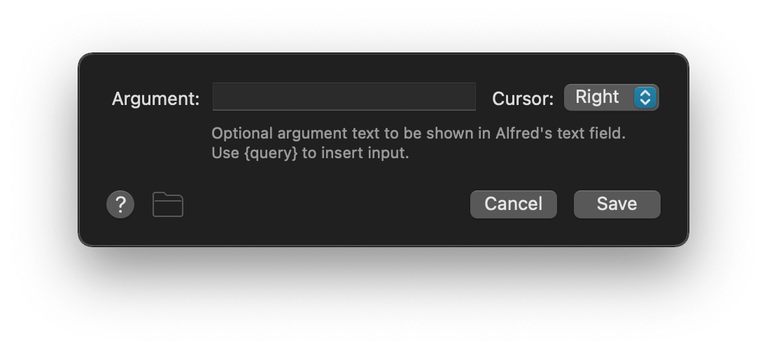 Show Alfred Config