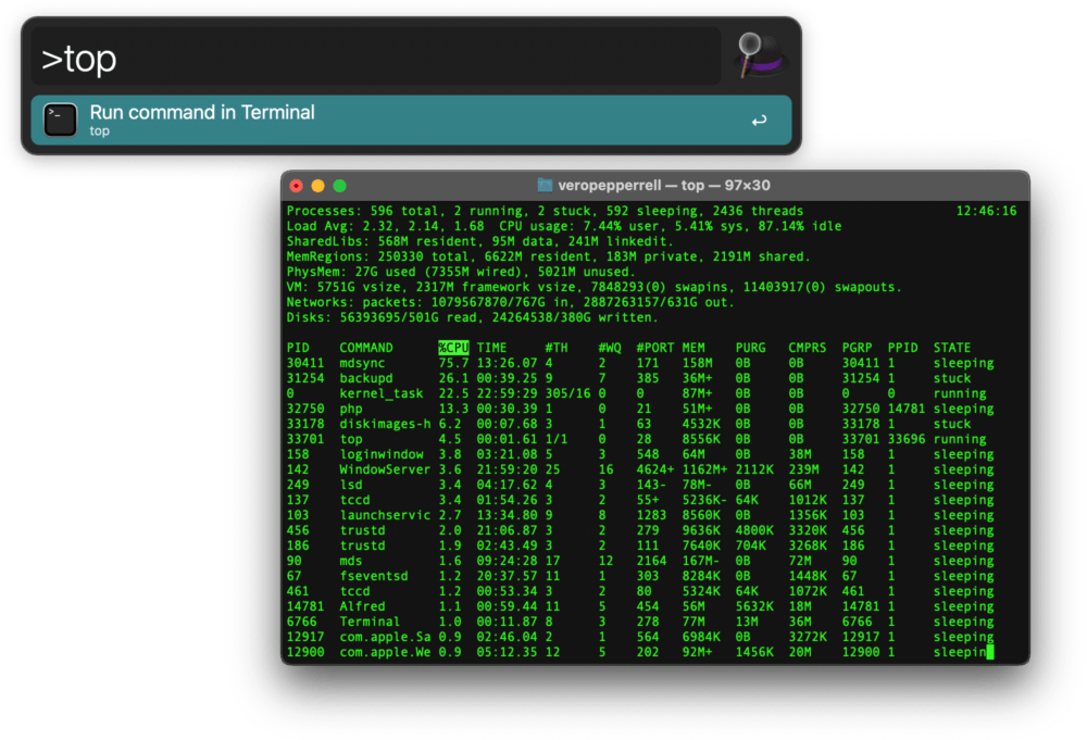 Run Shell & Terminal Commands