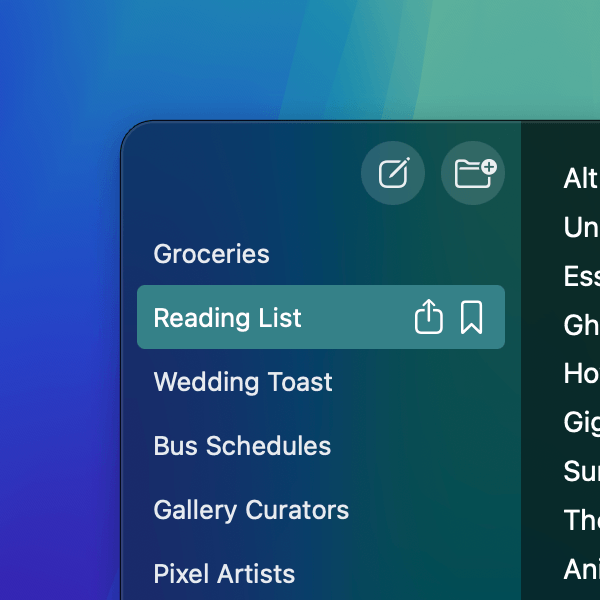 Alfred UI in non-Glass mode